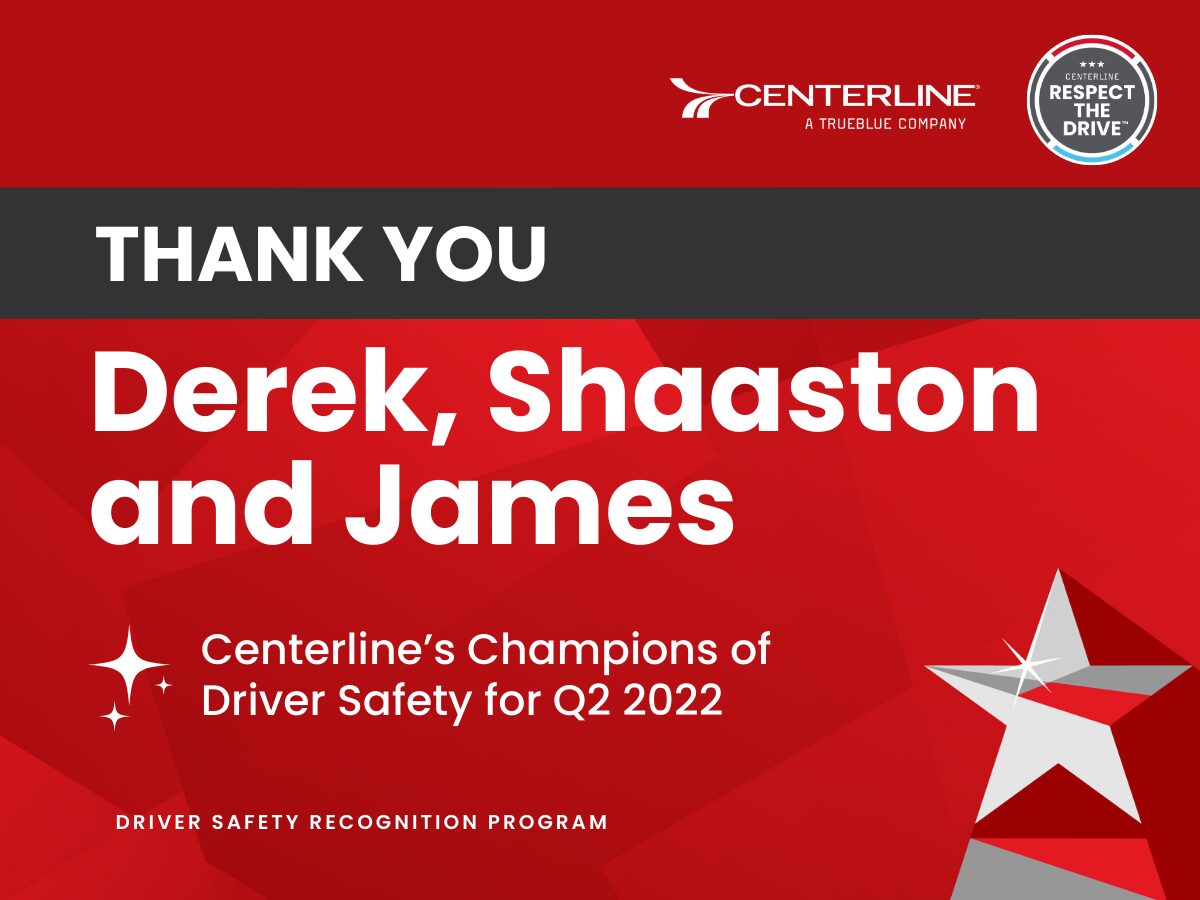 Congratulations to our Q2 Safety Recognition Program winners!