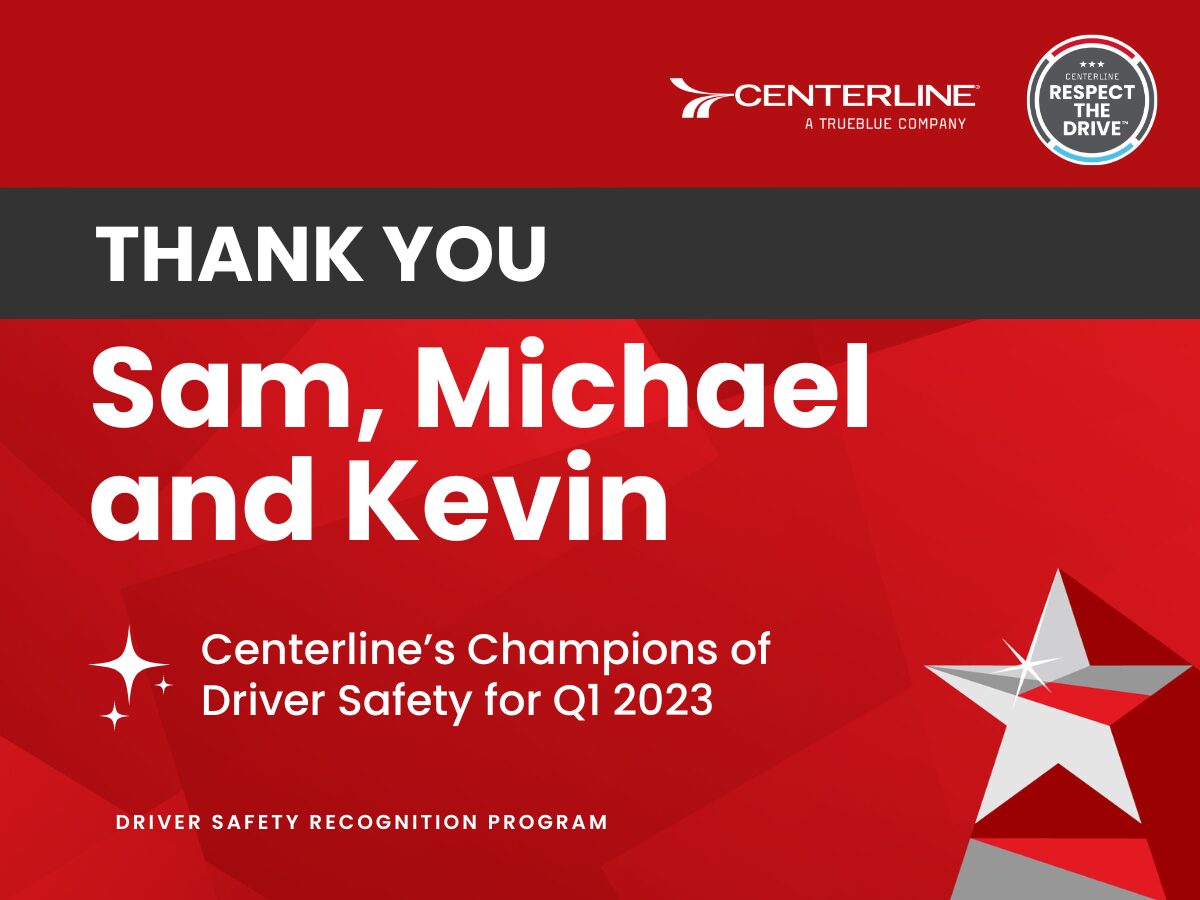 Congratulations to our Q1 2023 Safety Recognition Program winners!