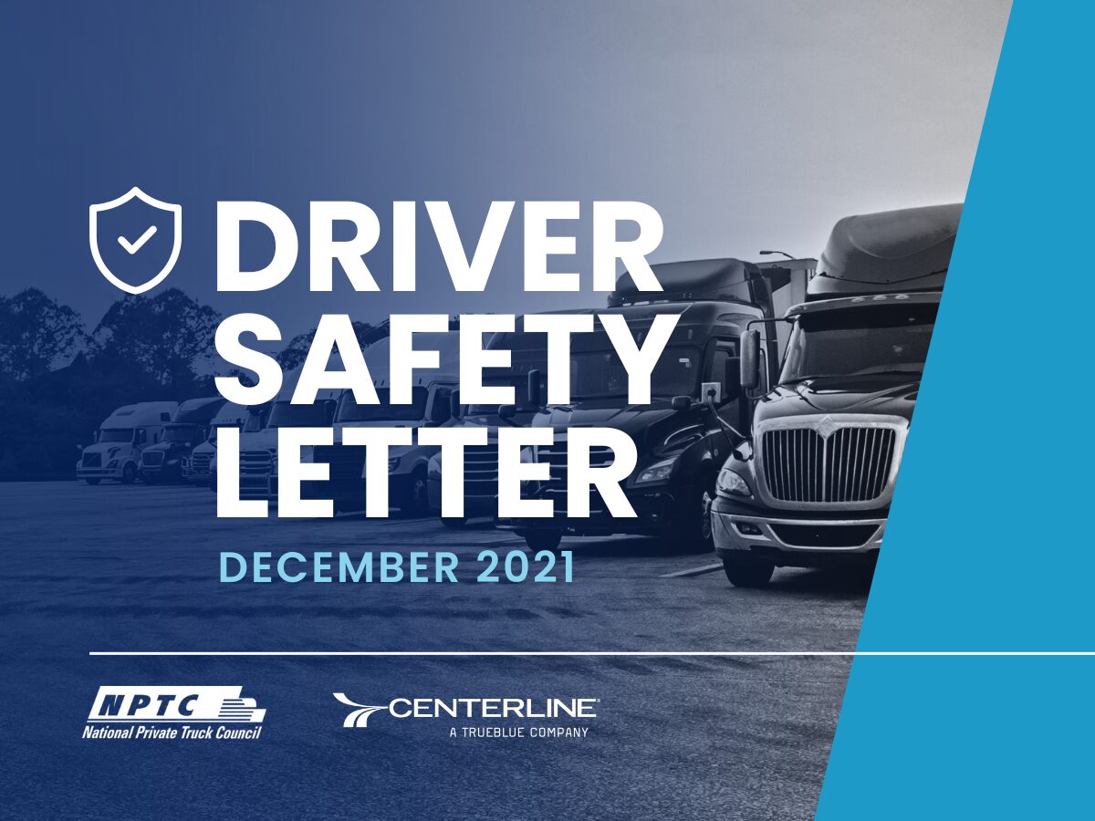 NPTC Safety Article- December 2021 -Holiday Driving